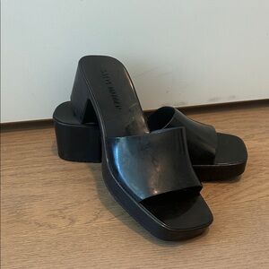 Steve Madden Black Women's Mules